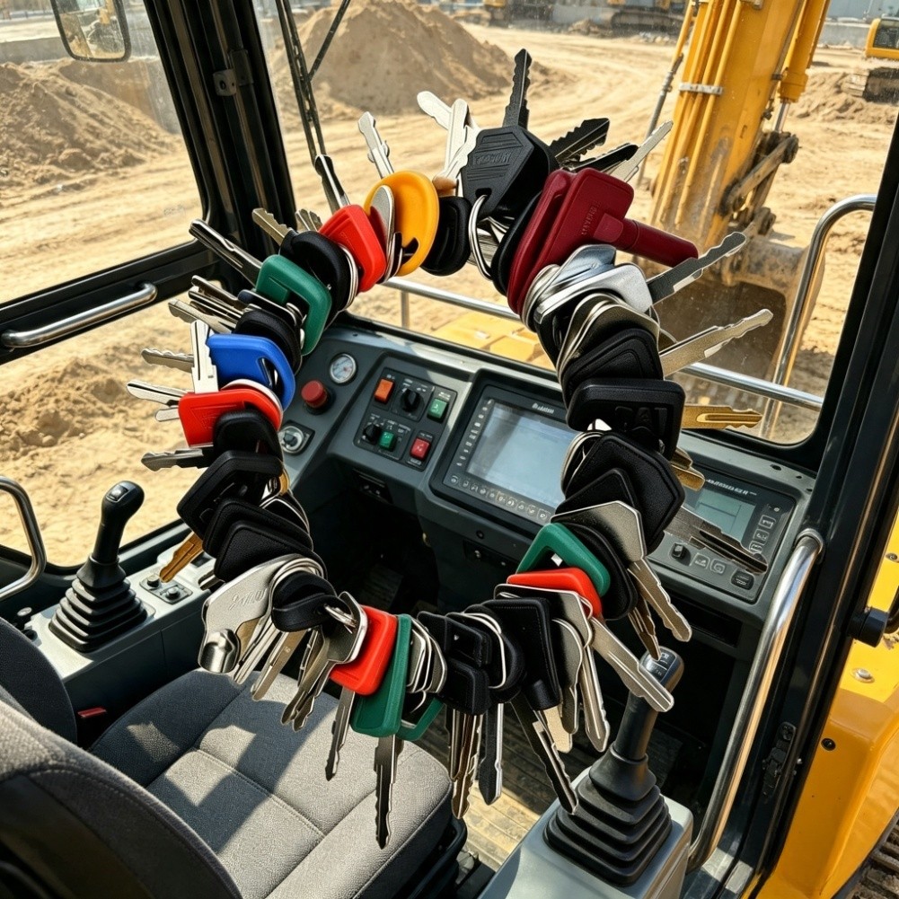 Heavy Equipment Brands - Kit di Chiavi per Macchinari Agricoli,