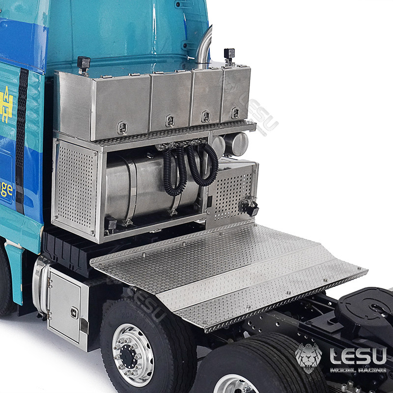 Dump Truck Heavy Equipment - Rack in Metallo RC 1/14 per