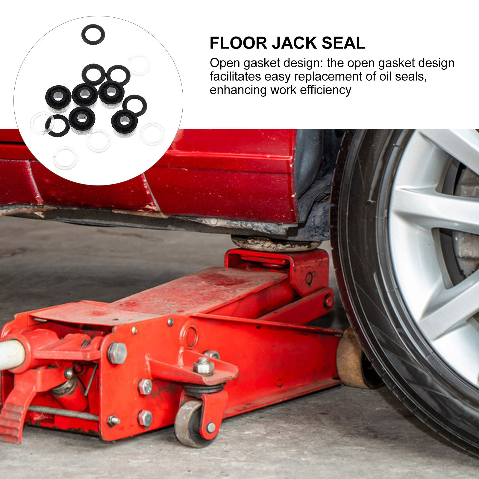 Hydraulic Floor Jack - Set di 5 guarnizioni per sollevatore