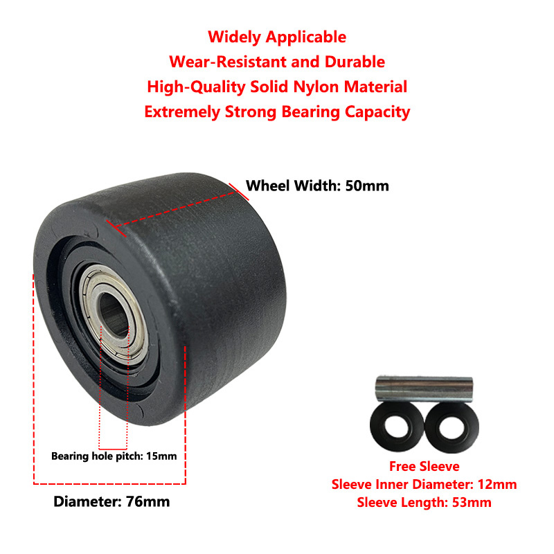 Heavy Equipment Parts - Ruota industriale in nylon da 3