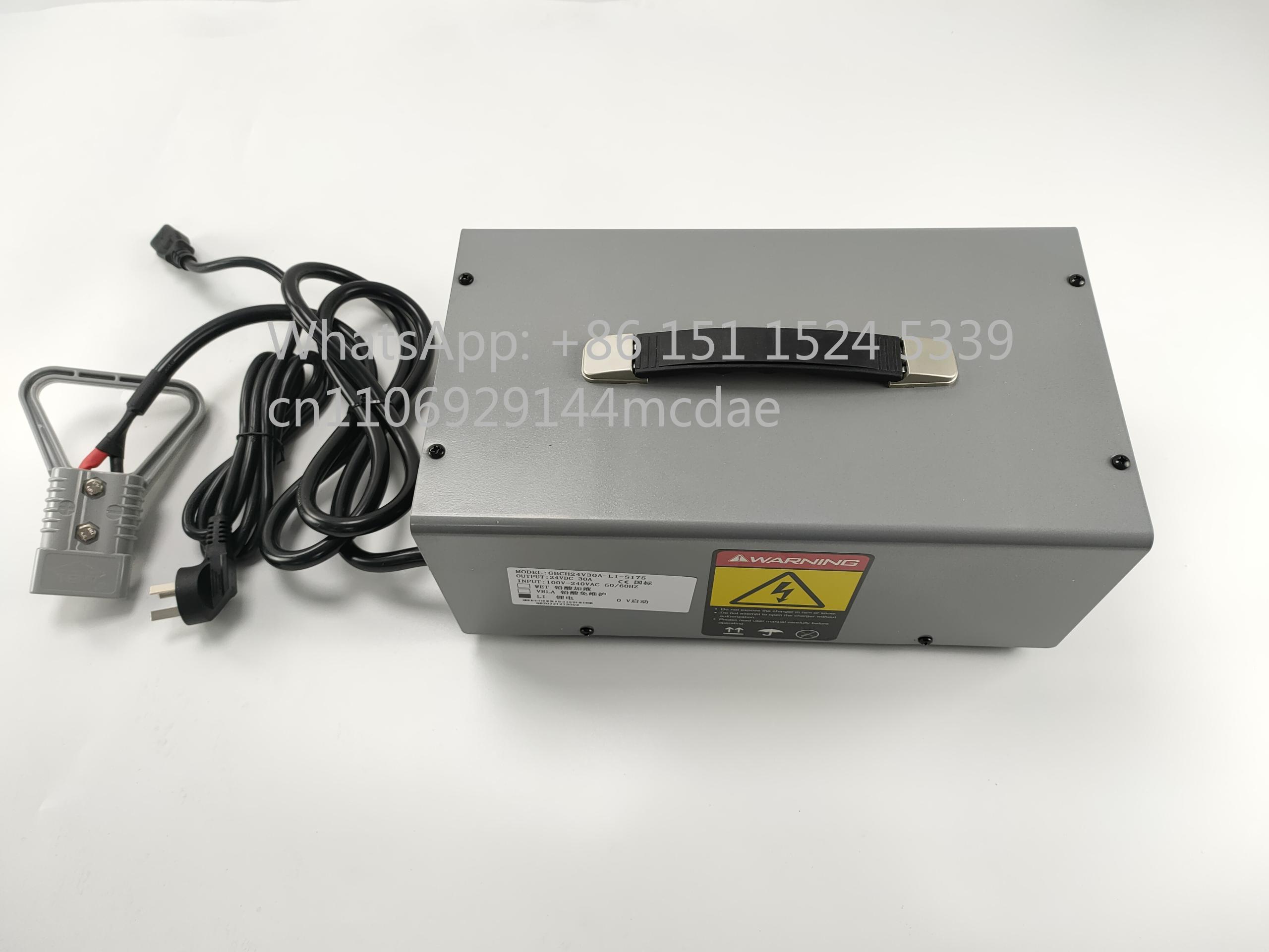 Electric Forklift - Caricabatterie al litio modello SWCH24V30A-LI-S50 /GBCH-24V30A