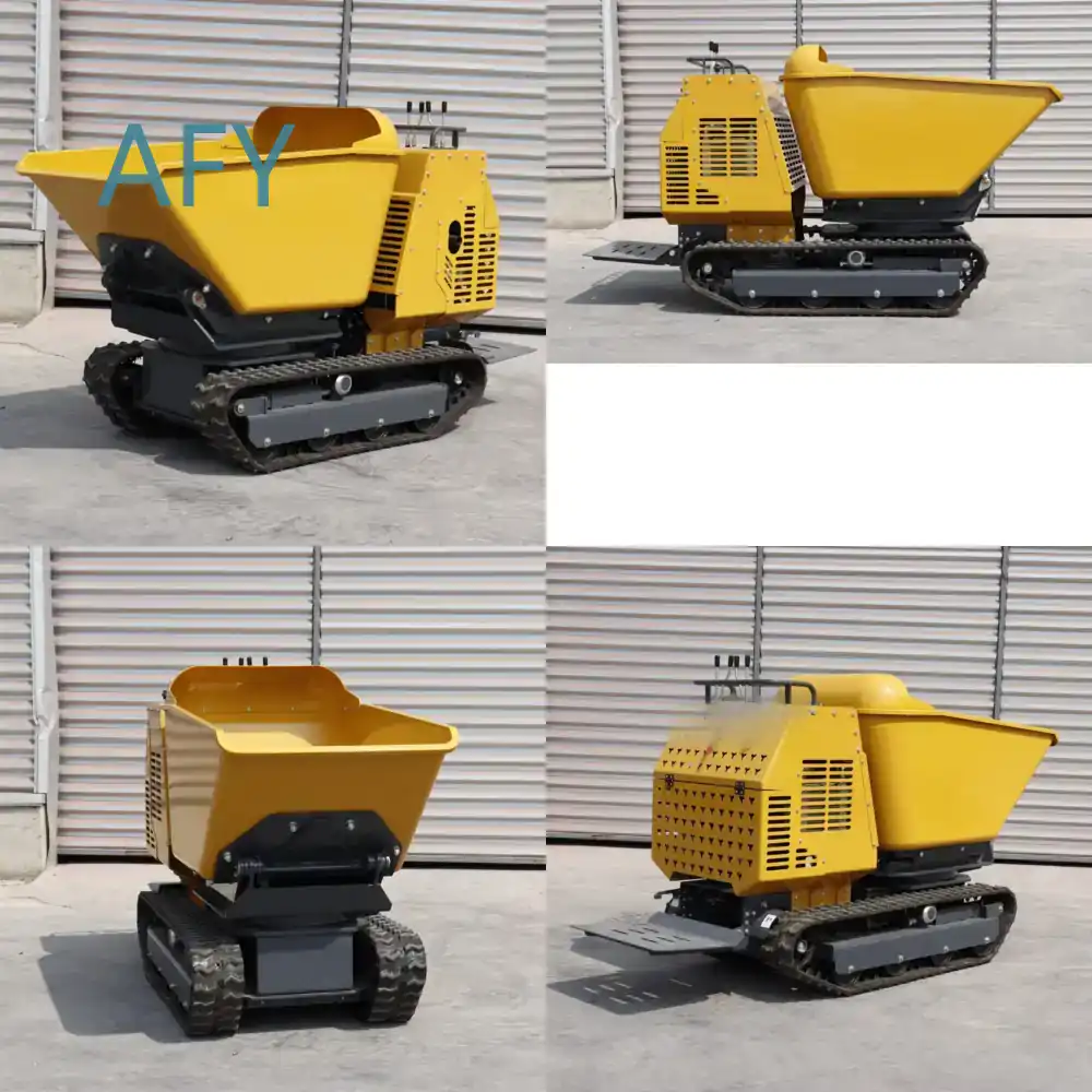 Dump Truck Heavy Equipment - Minidumper Cingolato con Motore e Rotazione
