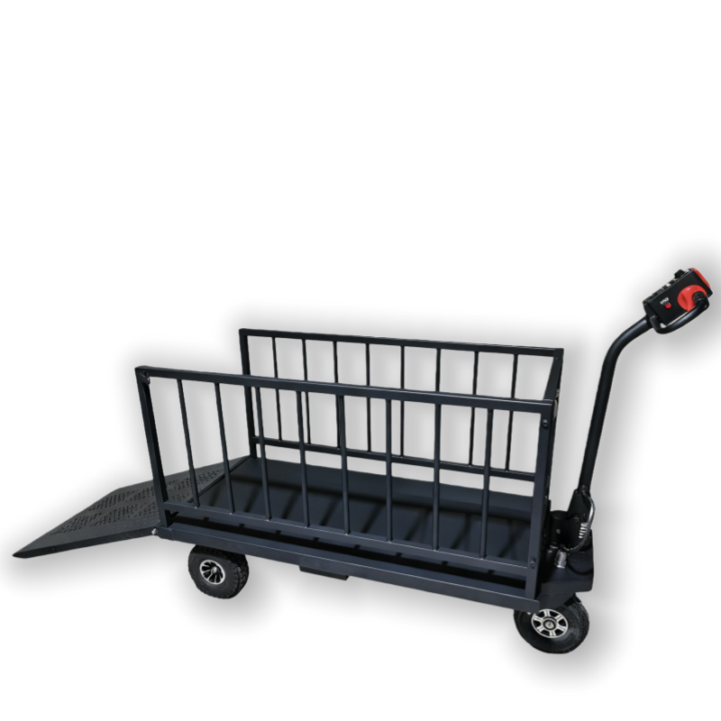 Heavy Equipment Logistics - Carrello Elettrico Pieghevole in Acciaio per