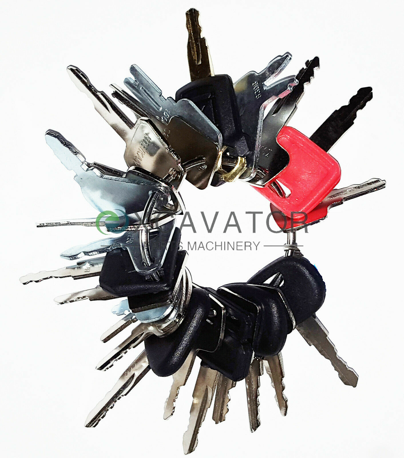 Heavy Equipment Bobcat - Set di 23 chiavi di accensione