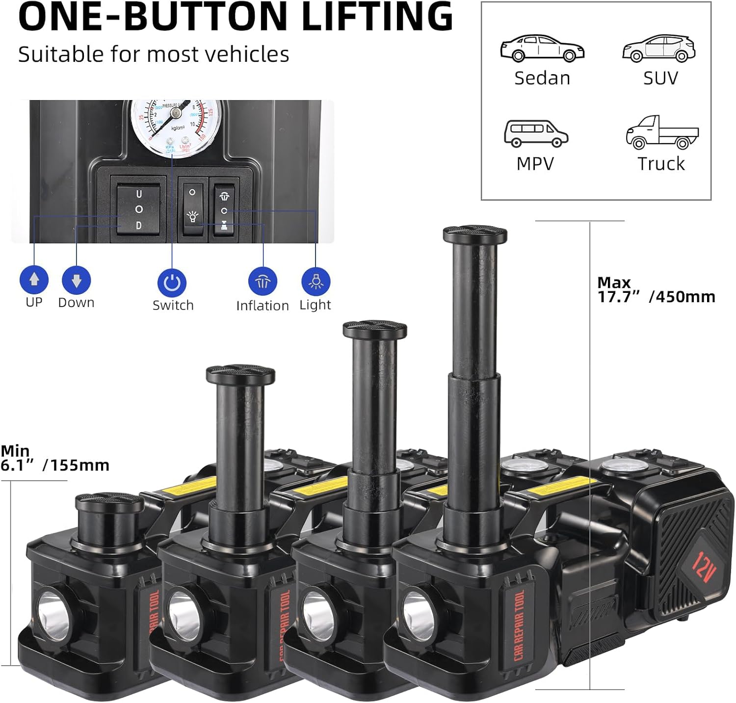 Kit sollevatore elettrico per  - Hydraulic Floor Jack recensione e prezzo